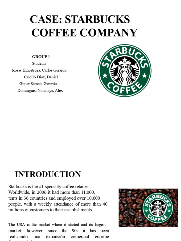 Starbucks Global Expansion Overview | PDF | Starbucks | Coffee