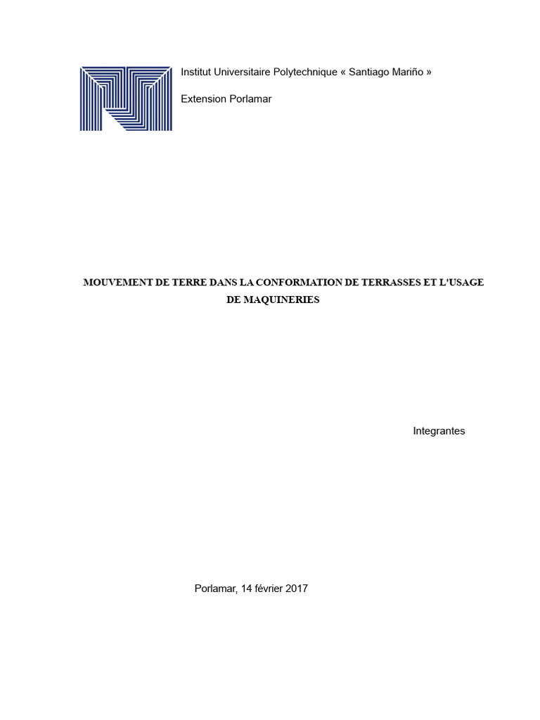 Mouvements de terre et terrasses agricoles | PDF | Sol (pédologie ...