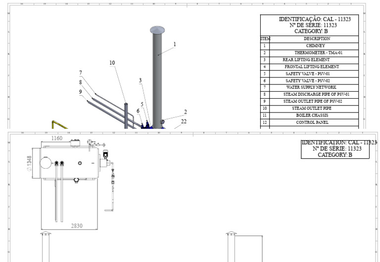 Boiler Component Identification List | PDF | Boiler | Steam Engine