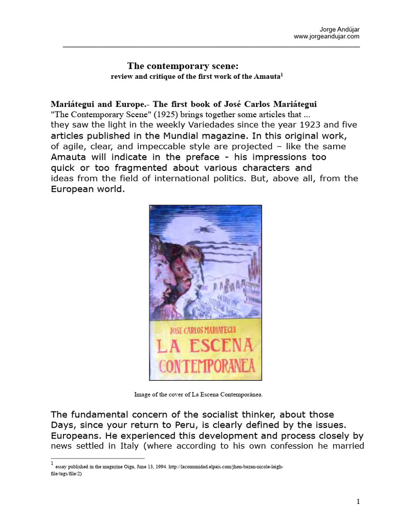 The Contemporary Scene | PDF | Fascism | Ideologies