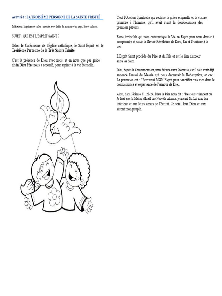 Comprendre l'Esprit Saint et le Credo | PDF | Saint-Esprit | Grâce ...