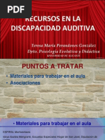 Recursos en La Ad Auditiva