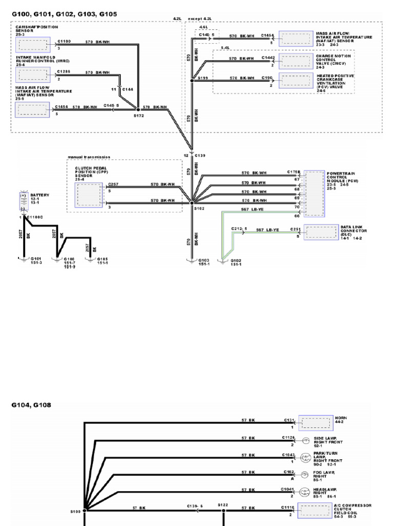 Conector C175B y C175E: Esquema y Funciones | PDF | Relé | Acelerador