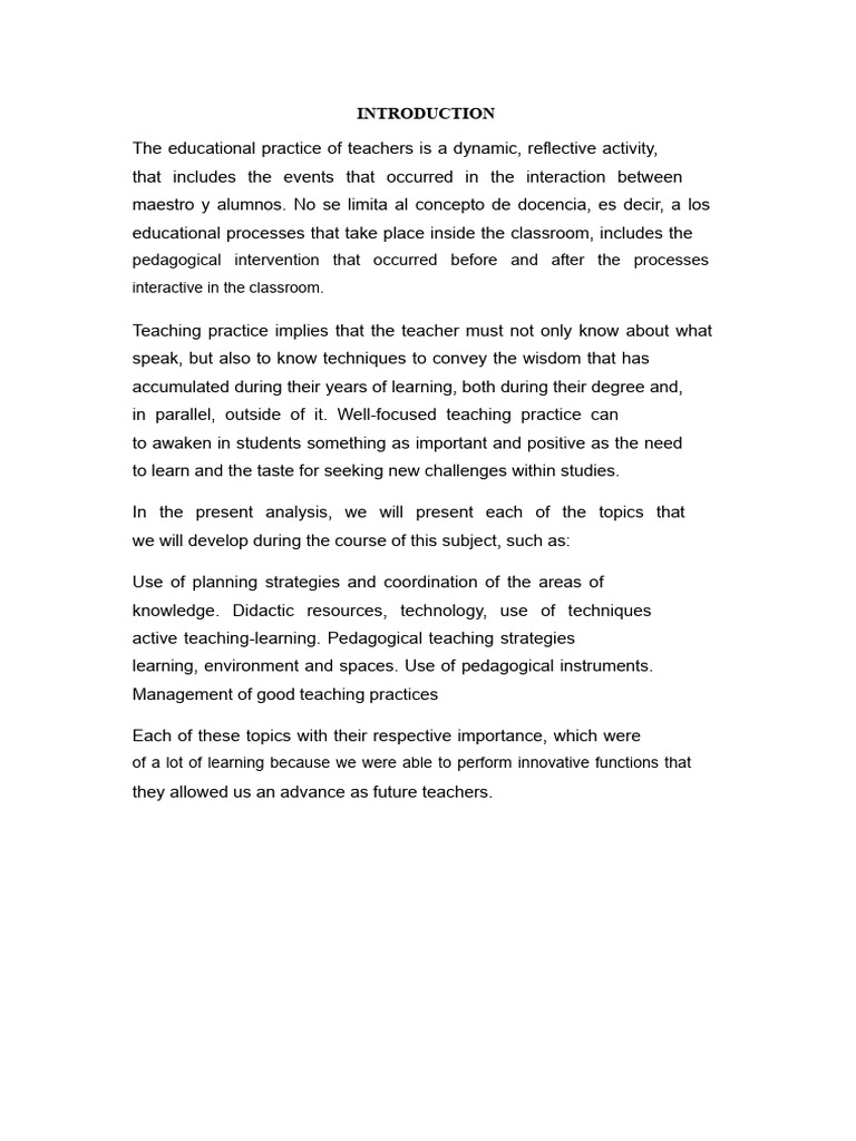 Final Project Teaching Practice 4 | PDF | Pedagogy | Learning