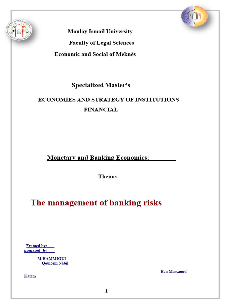 Banking Risk Management Strategies | PDF | Financial Risk | Risk