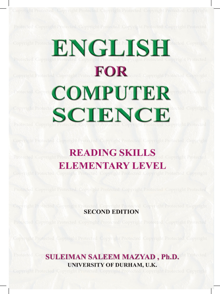 Copyright Protected Copy Computer Science-1 | PDF | Reading ...