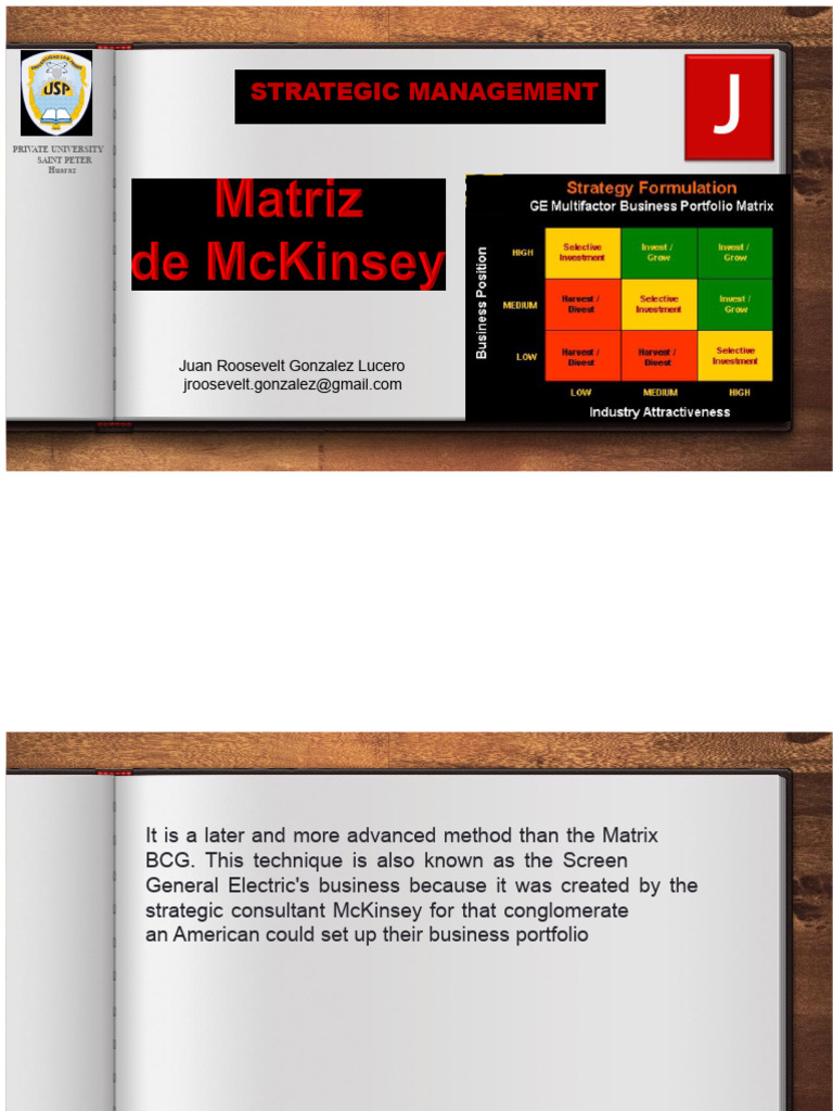 J McKinsey Matrix | PDF | Cartesian Coordinate System