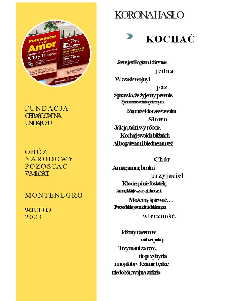 Chór Hasło | PDF