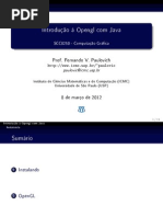 SCC0250 Slides 05 Introducao Opengl Java