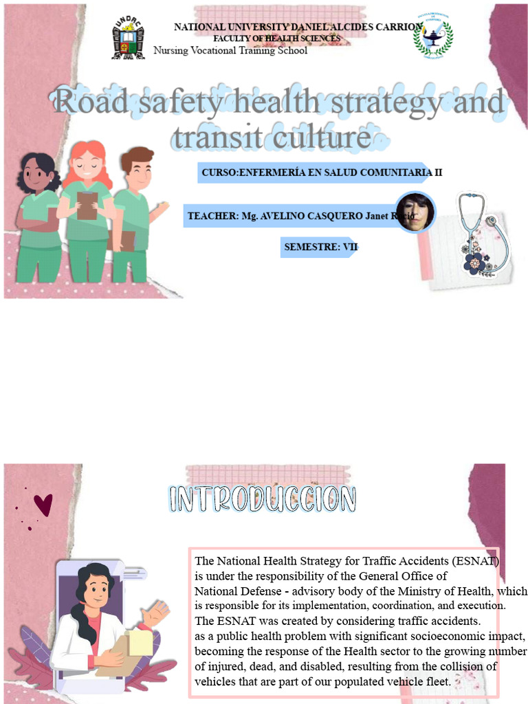 Road Safety Health Strategy Overview | PDF | Traffic Collision | Road ...