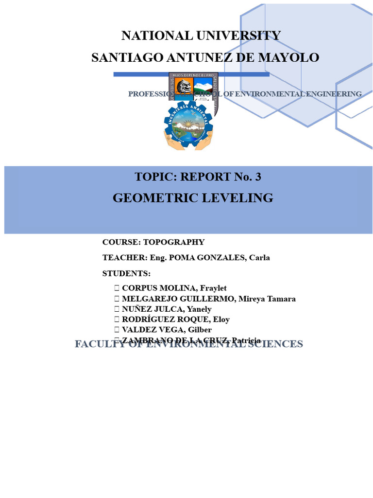 Topography Report No. 3 | PDF | Topography | Geometry