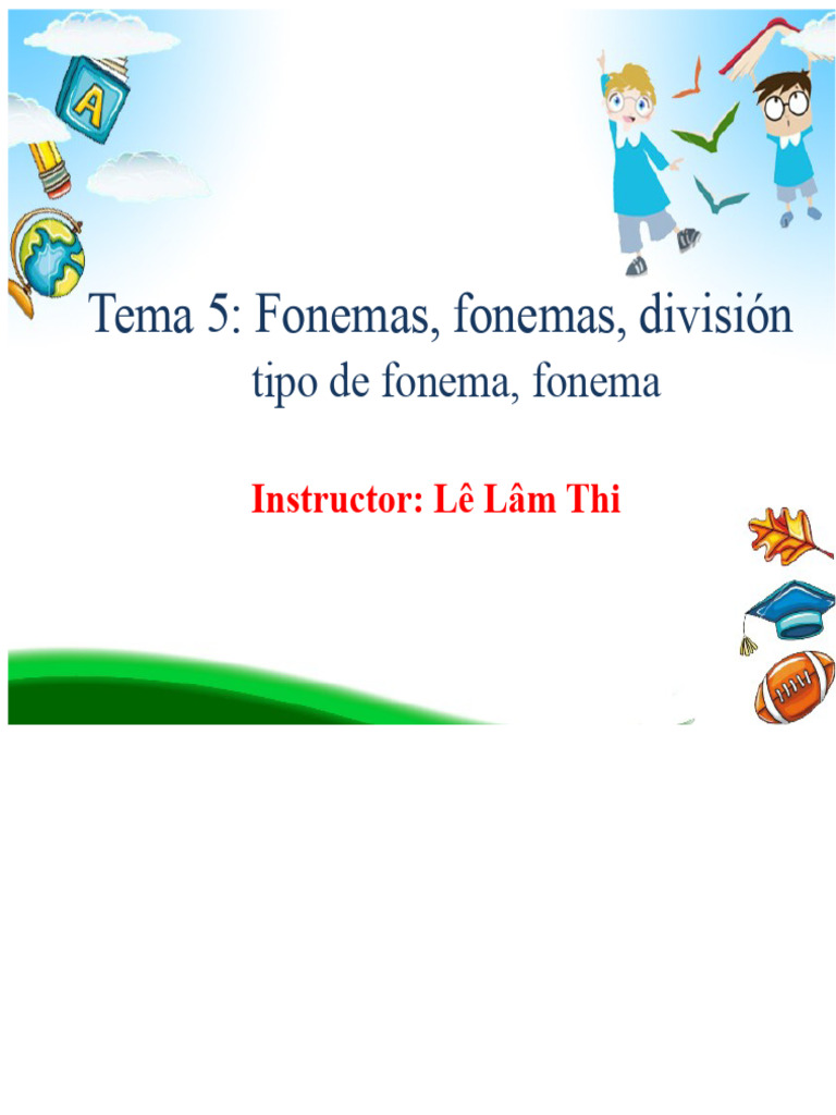 Fonemas y clasificación de sonidos | PDF | Fonema | Vocal