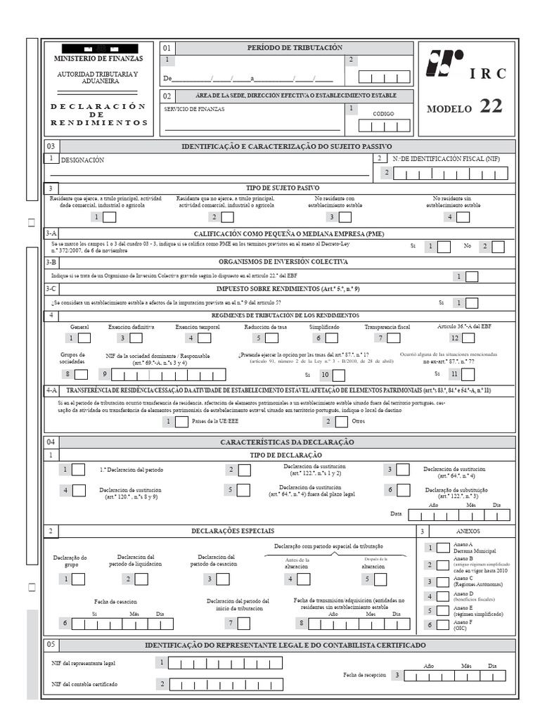 M22 Irc | PDF | Impuestos | Economias
