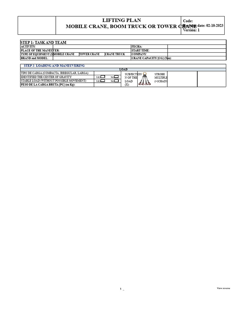 Mobile Crane Lifting Plan Guide | PDF | Crane (Machine)