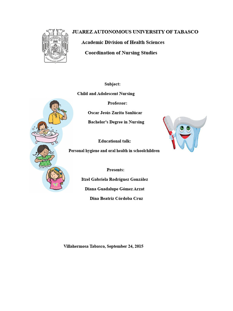 Child Hygiene and Oral Health Guide | PDF | Human Tooth | Toothbrush