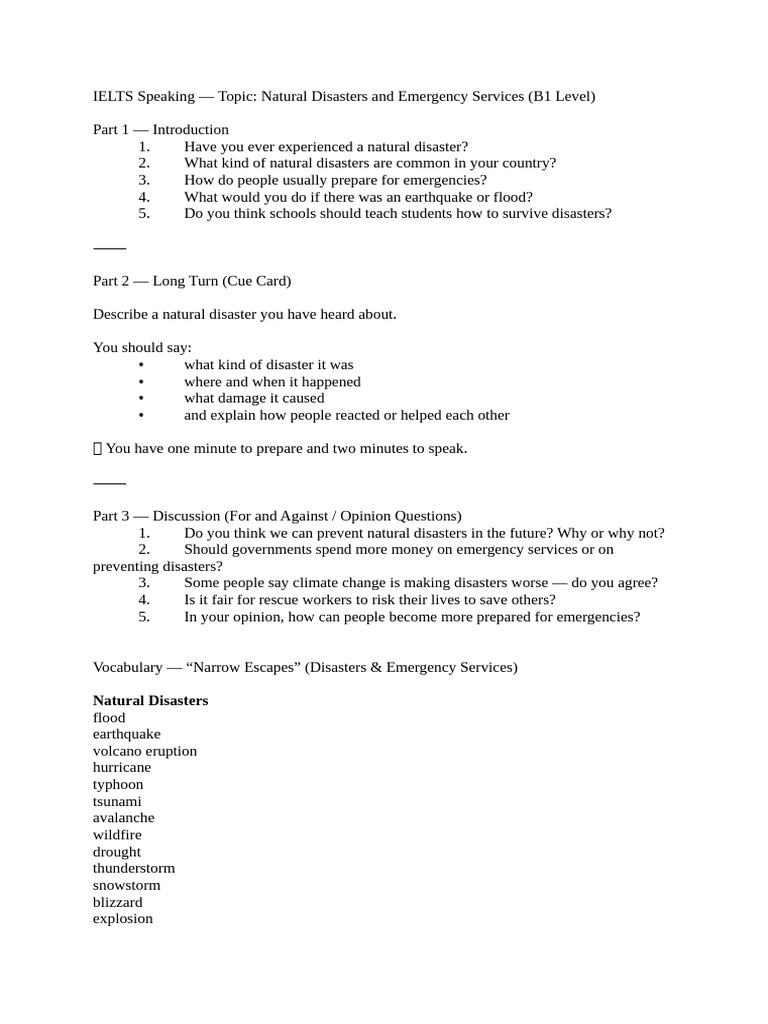 Speaking 7 | PDF