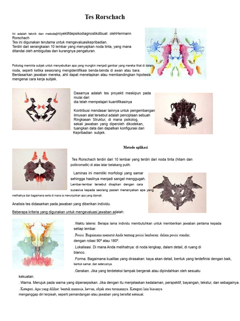 Tes Rorschach Pdf