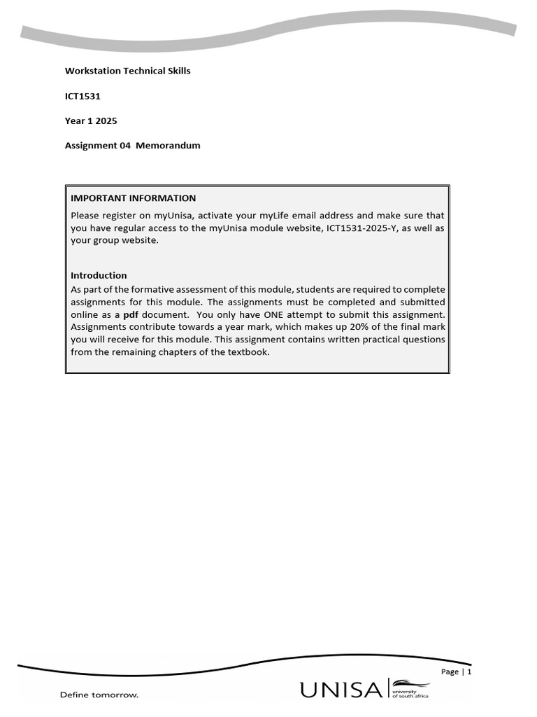 Workstation Technical Skills Assignment 4 | PDF | Computer Network ...