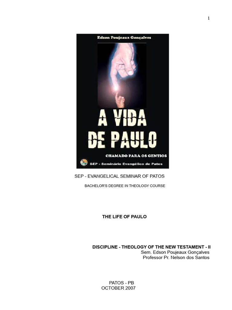 The life of Paulo - PDF | PDF | Paul The Apostle | Jesus