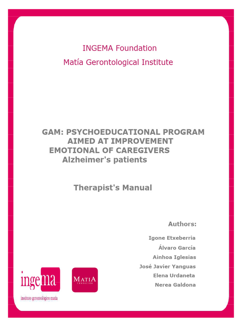 Emotional Support for Alzheimer's Caregivers | PDF | Dementia ...
