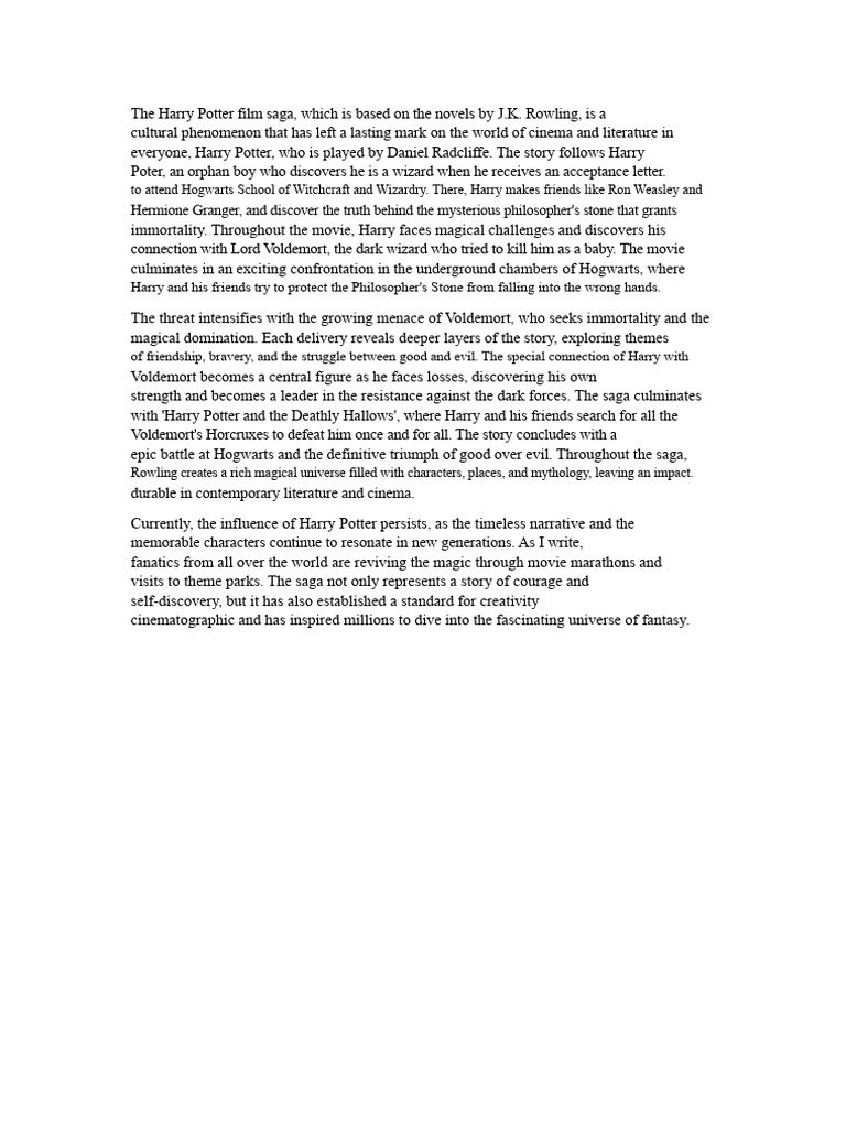 The Harry Potter Film Saga | PDF