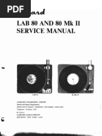 Download Lab 80 and Lab 80 Mk II Serivce Manual by gadget73 SN94493355 doc pdf