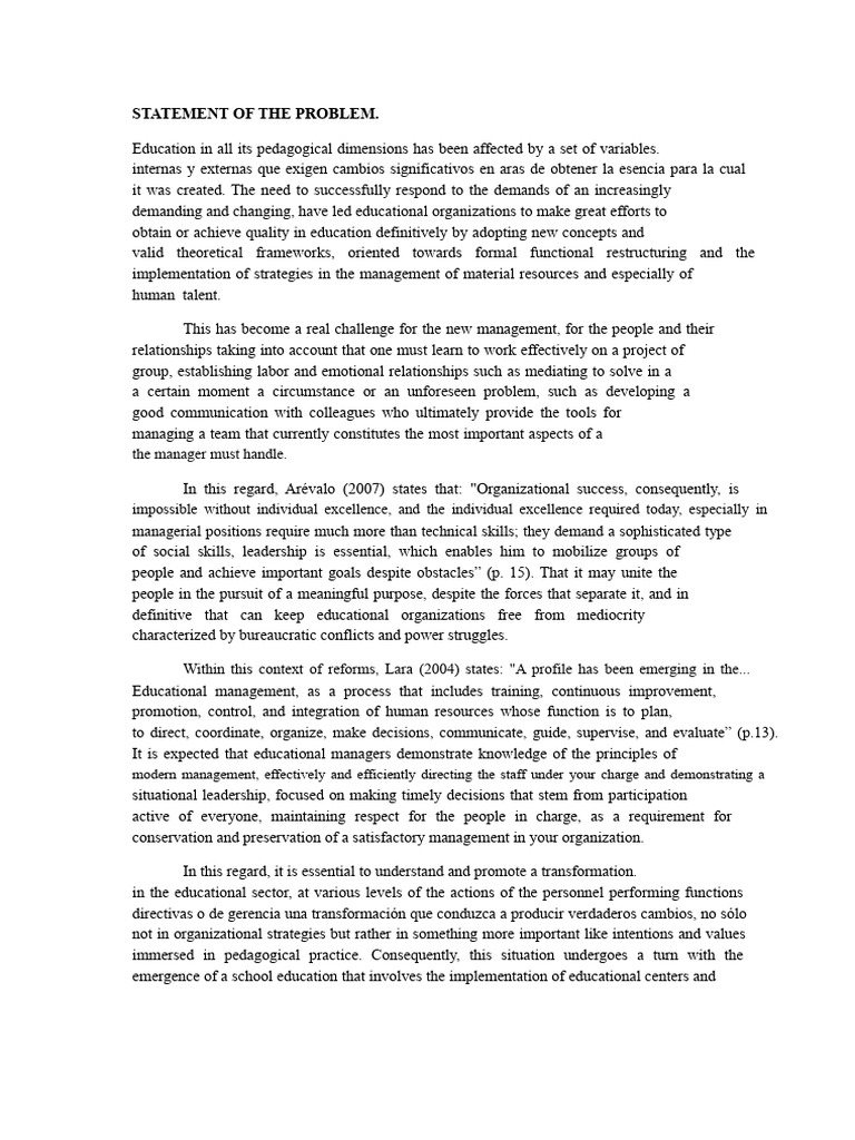 Challenges in Educational Management | PDF | Leadership | Teachers