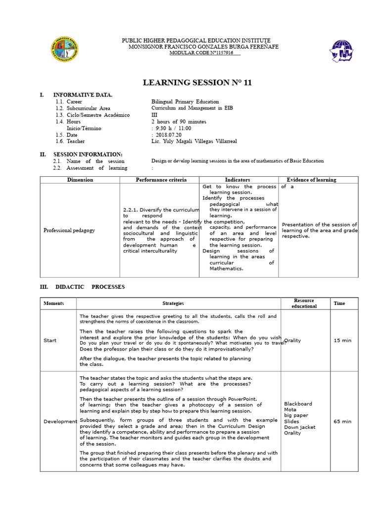 Learning Session OK | PDF | Triangle | Teachers