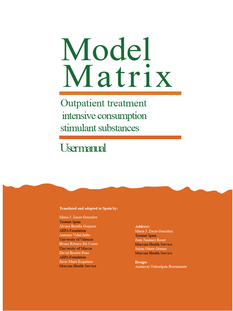 User - Manual-Treatment Matrix PDF | PDF | Twelve Step Program ...