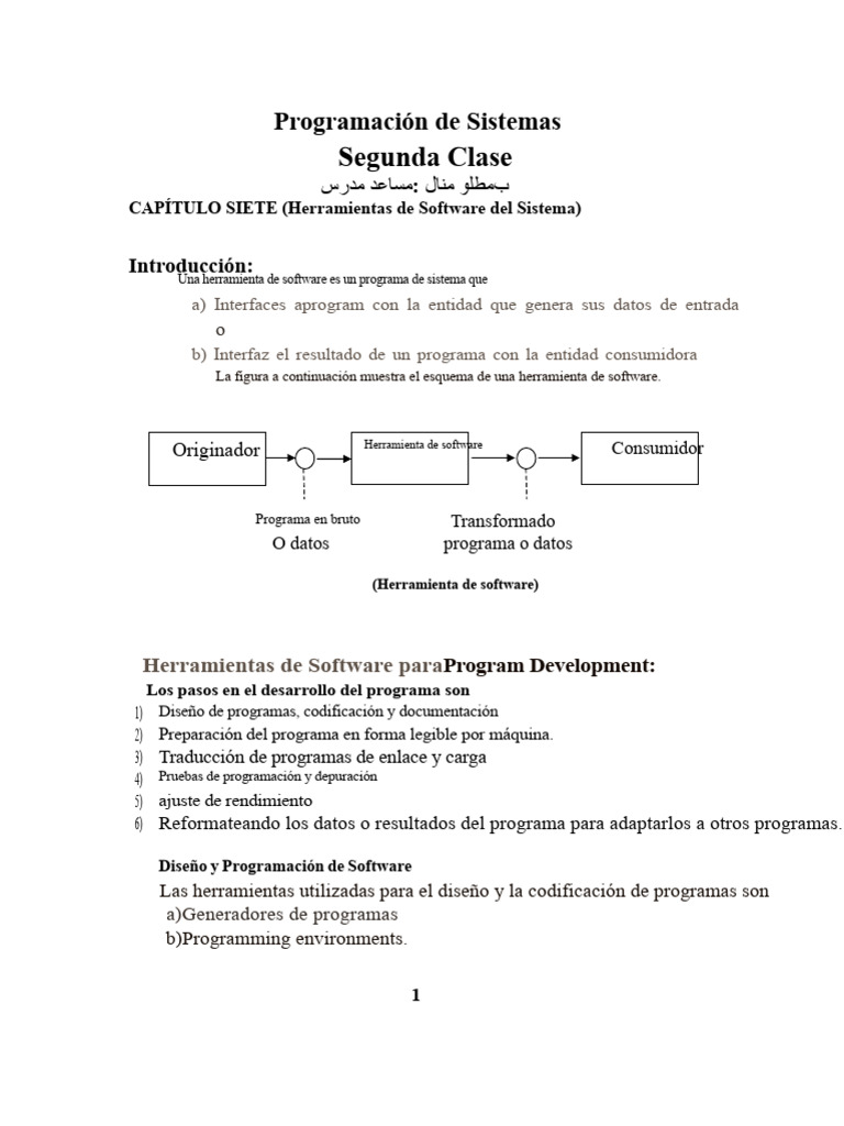 Ch7 Herramientas de Software Del Sistema | PDF | Programación ...