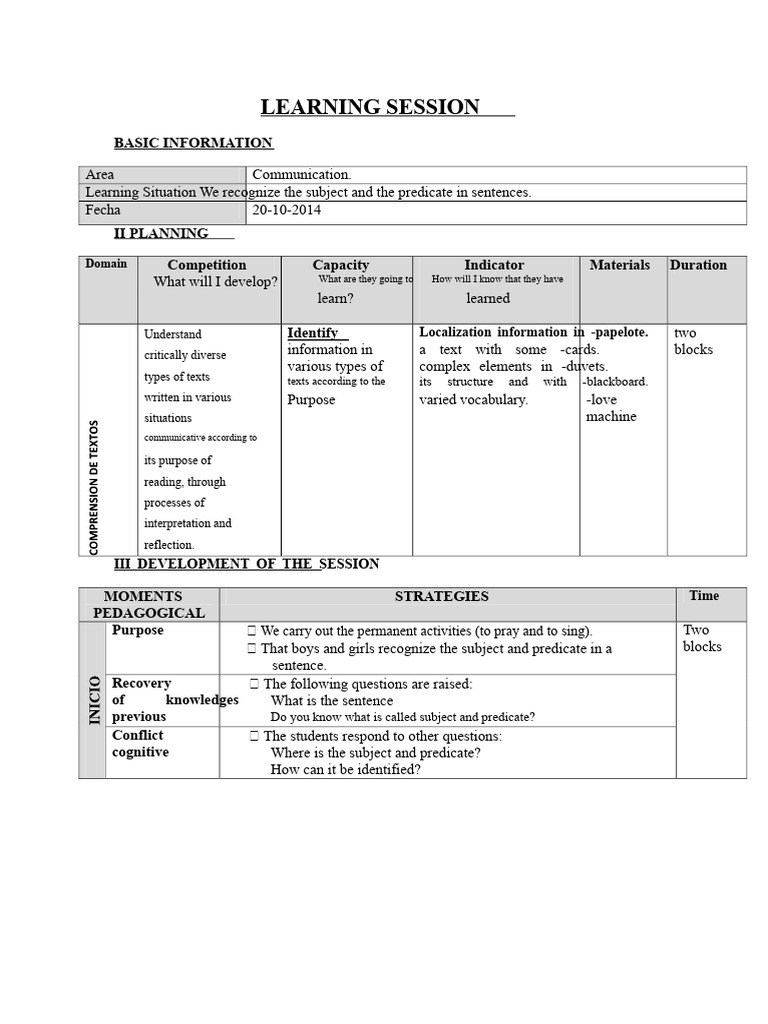 Recognizing Subject and Predicate in Sentences | PDF | Subject (Grammar ...