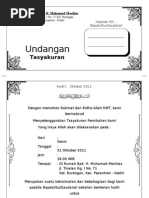 Undangan Tasyakuran Hajidoc