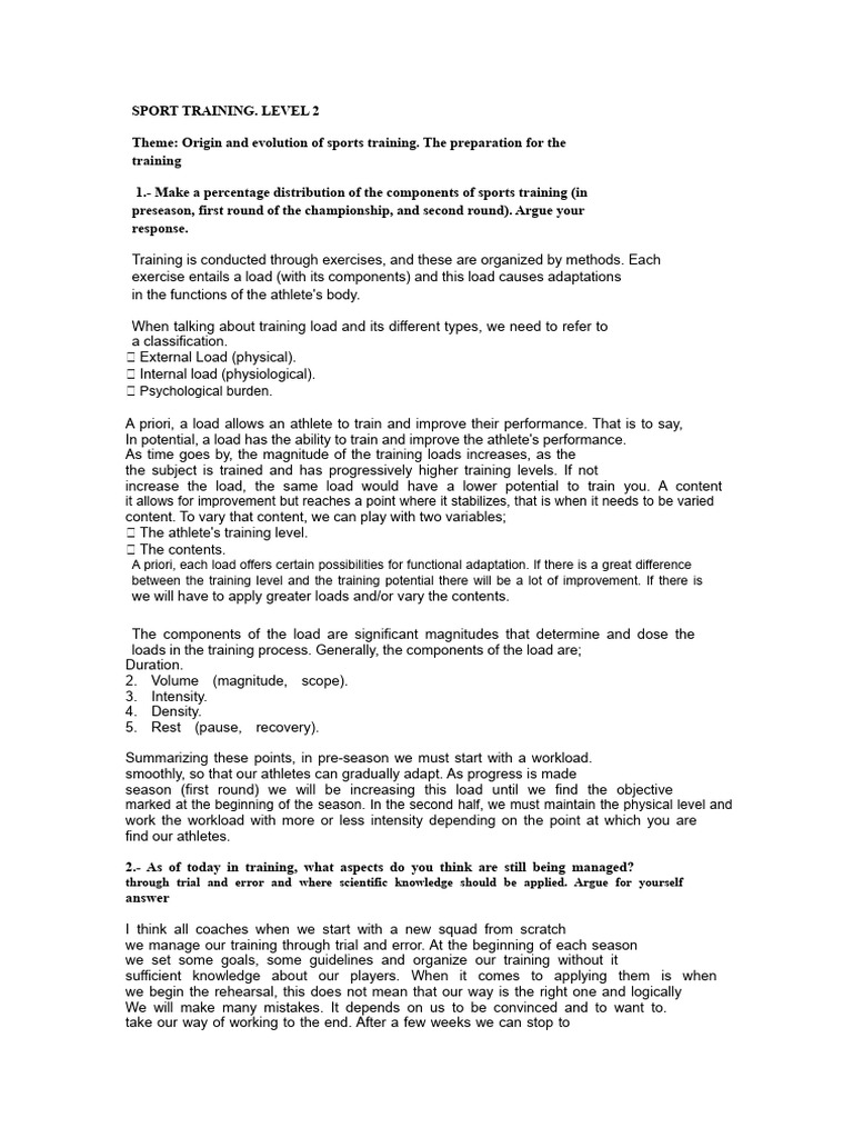 SPORT TRAINING COMPLETE PDF | PDF | Strength Training | Skeletal Muscle