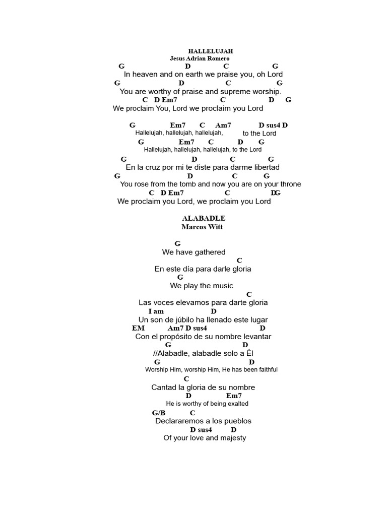 Worship Song Lyrics Collection | PDF | Religious Belief And Doctrine ...