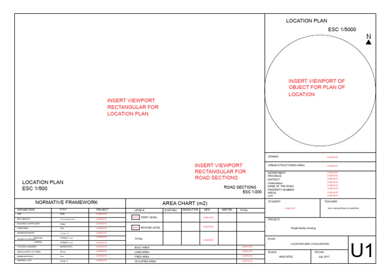 Urban Location Plan and Zoning Details | PDF