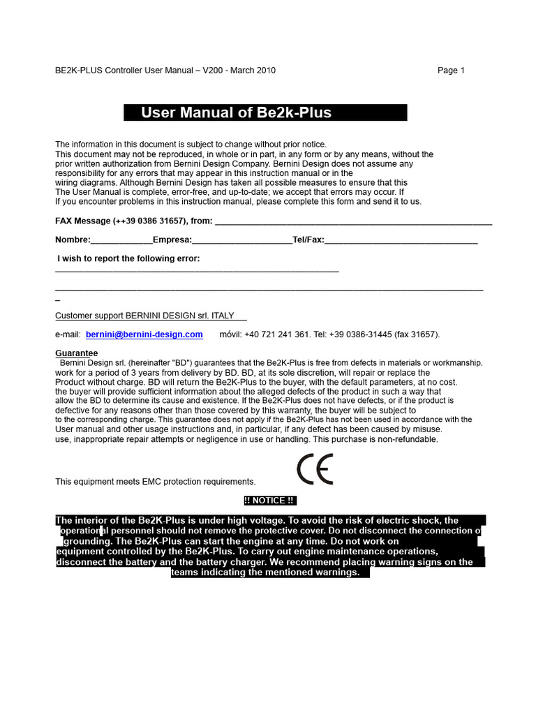Be2K Plus User Control Manual | PDF | Menu (Computing) | Clock