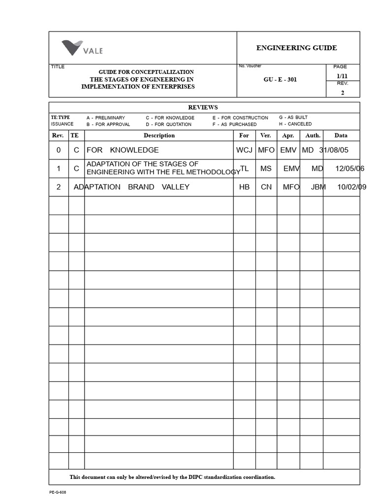 3 GU-E-301 Stages Engineering Implementation Projects Rev 2 | PDF ...