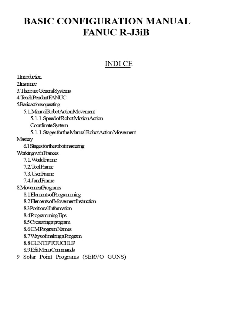 Basic Fanuc Manual | PDF