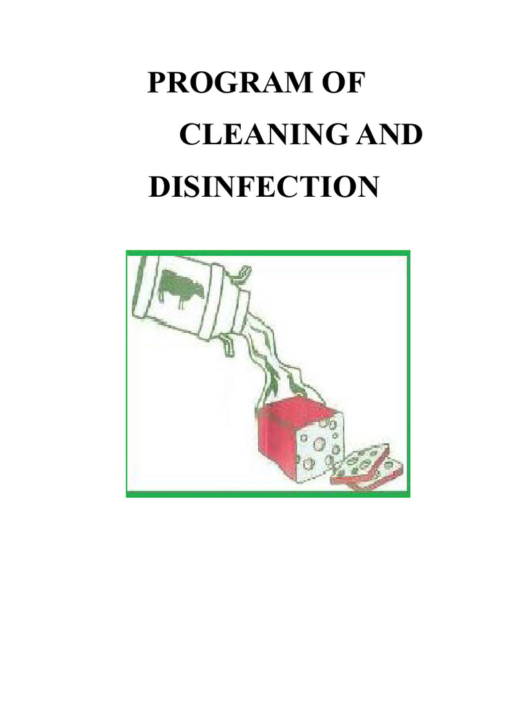 Cleaning and Disinfection Program Guide | PDF | Sodium Hydroxide ...
