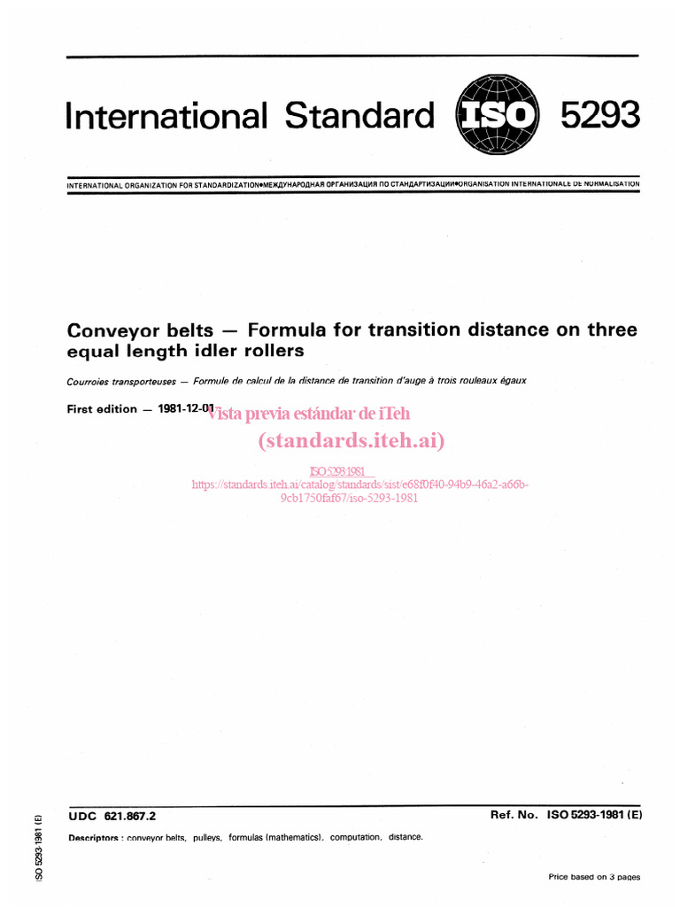 Iso 5293 1981 | PDF