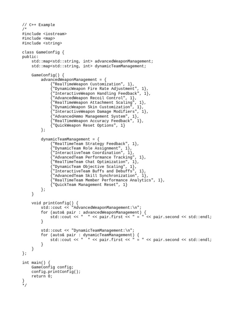 Game Configuration Management in C++, Python, Ruby, PHP | PDF ...