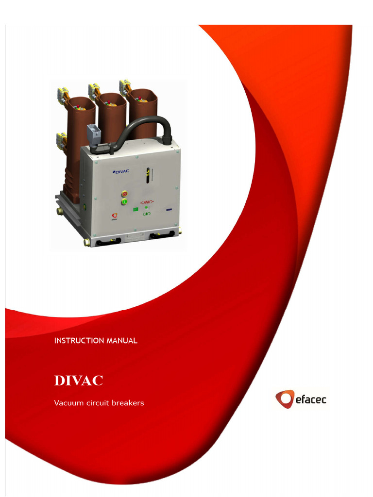 Divac Vacuum Circuit Breaker Manual | PDF | Relay | Power Engineering