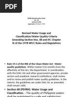 Philippine Water Body Classification Guide | PDF