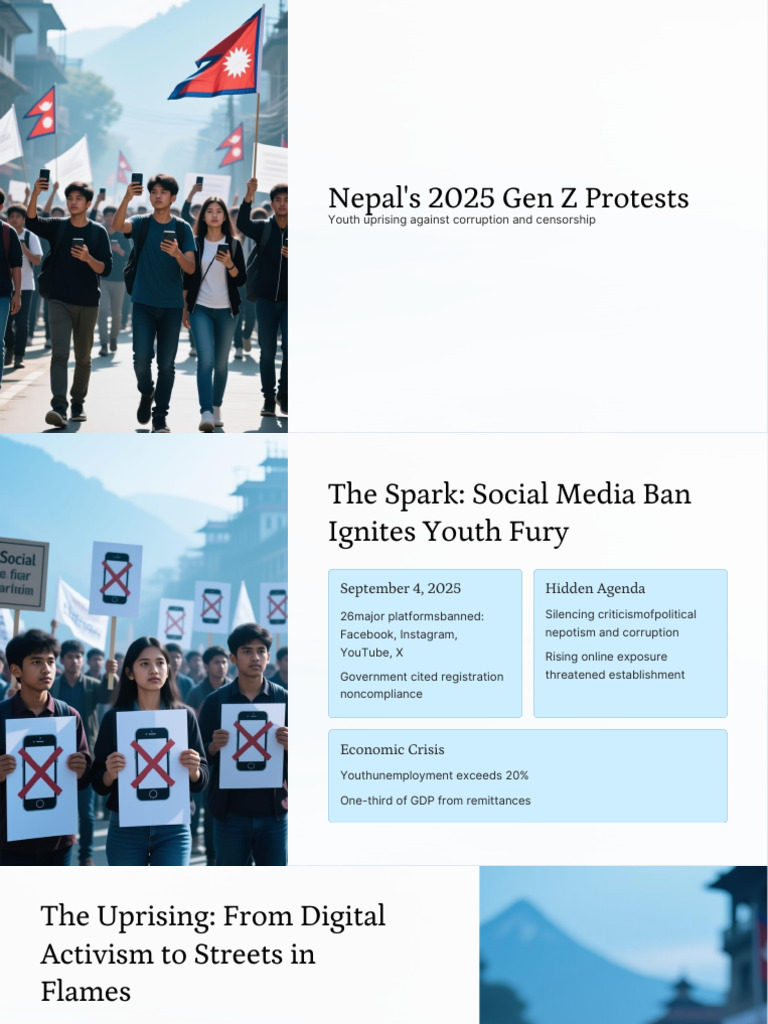 Nepal's Gen Z Protests: Youth Uprising 2025 | PDF