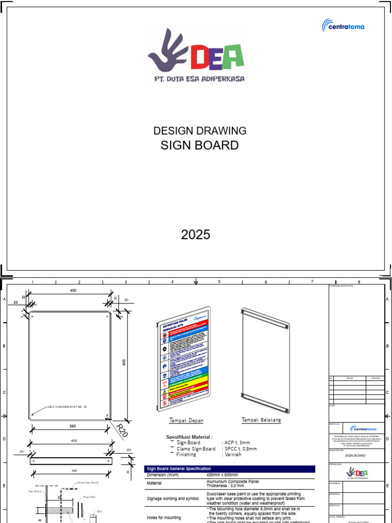 New Design Sign Board 400 x 600 Update | PDF
