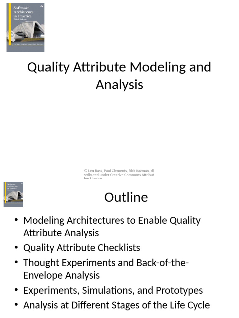 Quality Attribute Modeling Techniques | PDF | Simulation | Computing