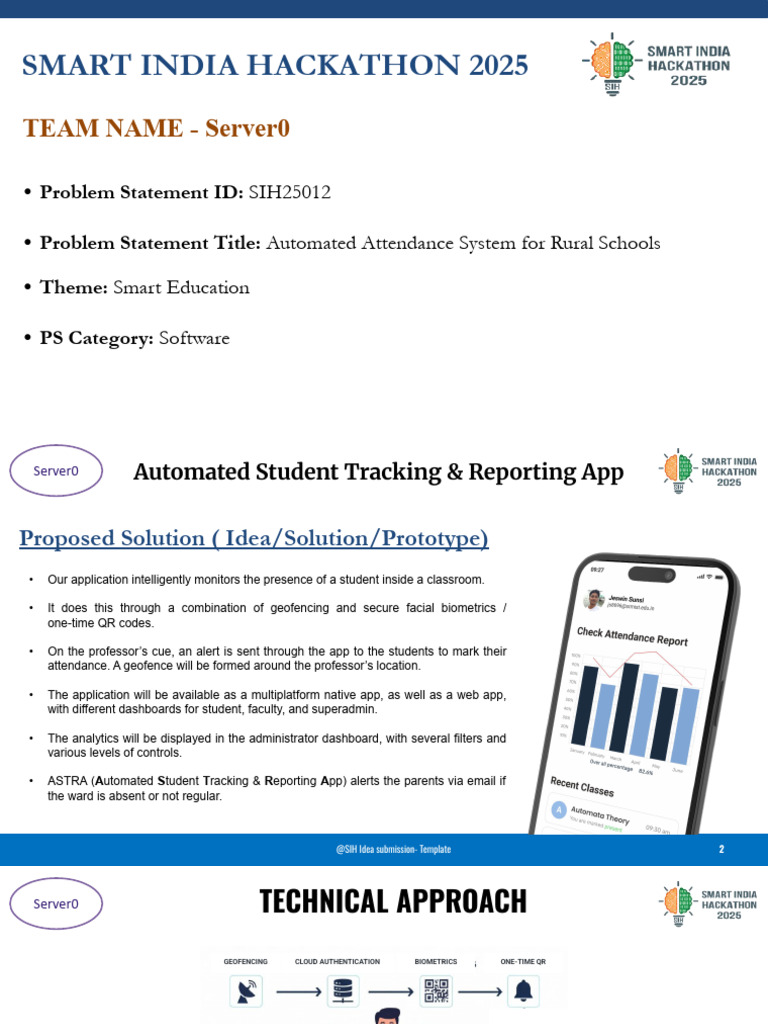 Automated Attendance System for Schools | PDF | Biometrics ...
