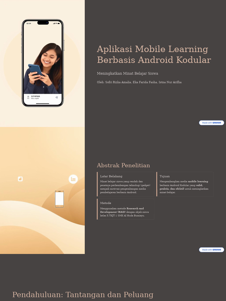 Aplikasi Mobile Learning Berbasis Android Kodular | PDF