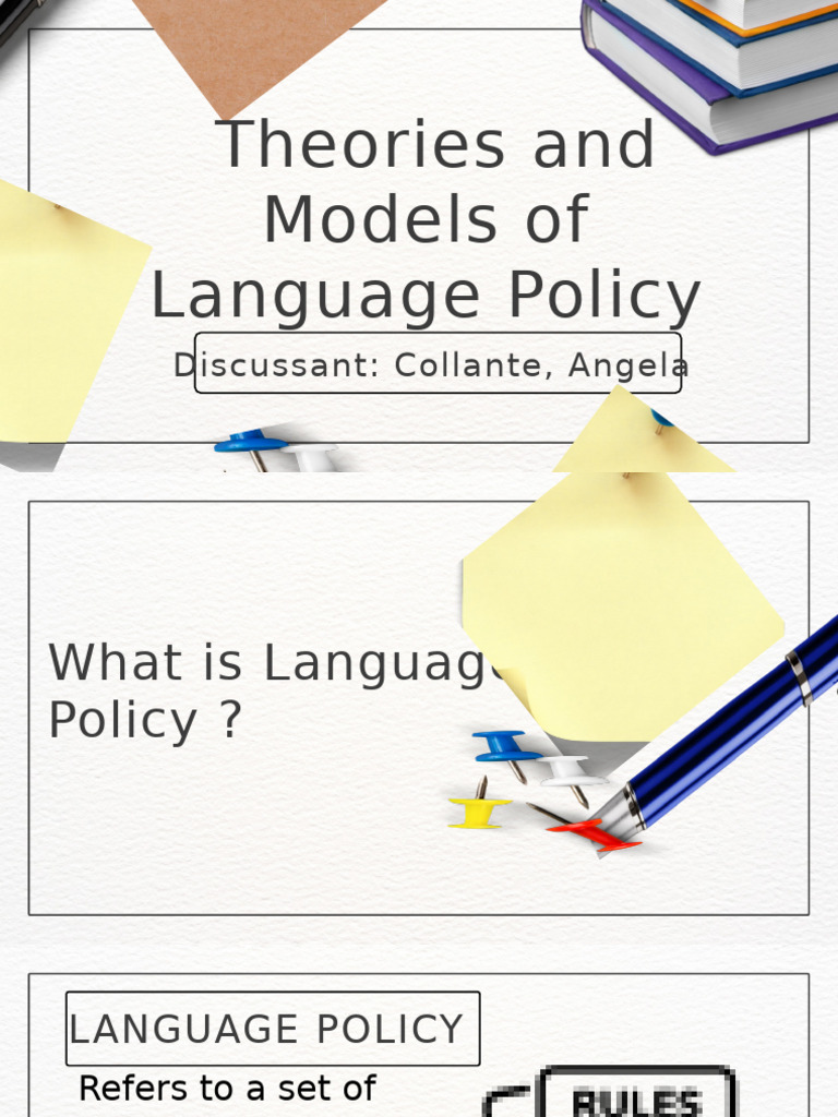Language Policy Theories and Models | PDF | Policy | Philippines