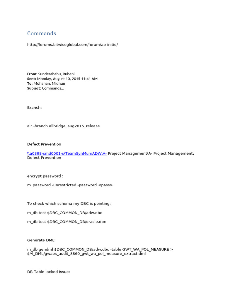 Ab Initio Commands and Procedures Guide | PDF | Skewness | Variable ...